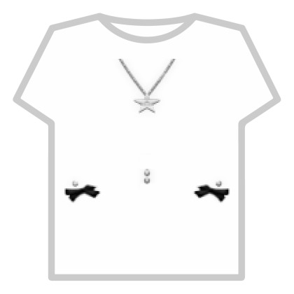 cyber y2k star necklace + bow piercings