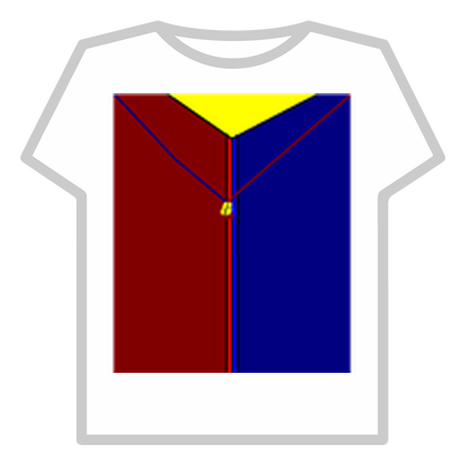 Red and blue shirt